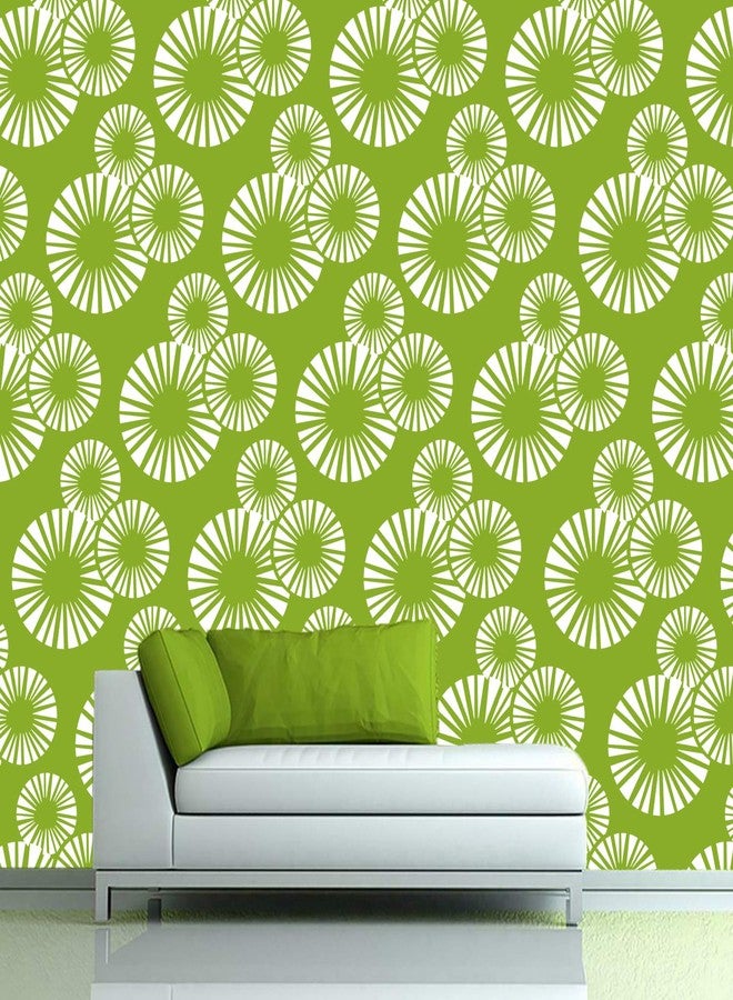 DECORNOW Reusable DIY DIY Wall Stencil Painting, Suitable for Home Decoration; Wall Decoration Size : 16 x 24 inch; Multicolour - Image 3
